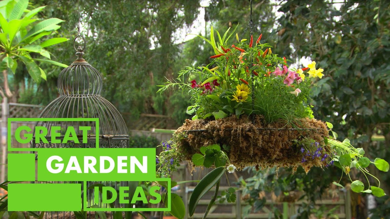 How to Create the Perfect Hanging Basket | GARDEN | Great Home Ideas