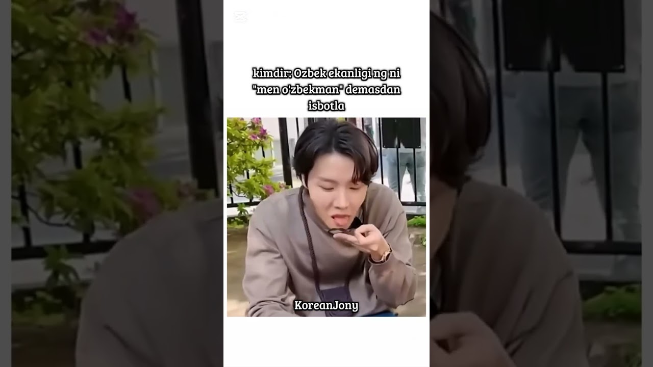 J-Hope hyung ni ozbek ekanligini etarmiz oziga #bts#jhope