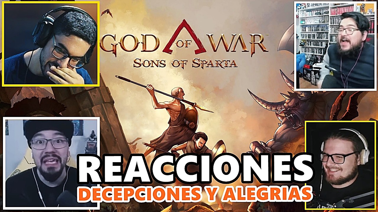 REACCIONES AL TRAILER DE GOD OF WAR SONS OF SPARTA | Metroidvania 2026