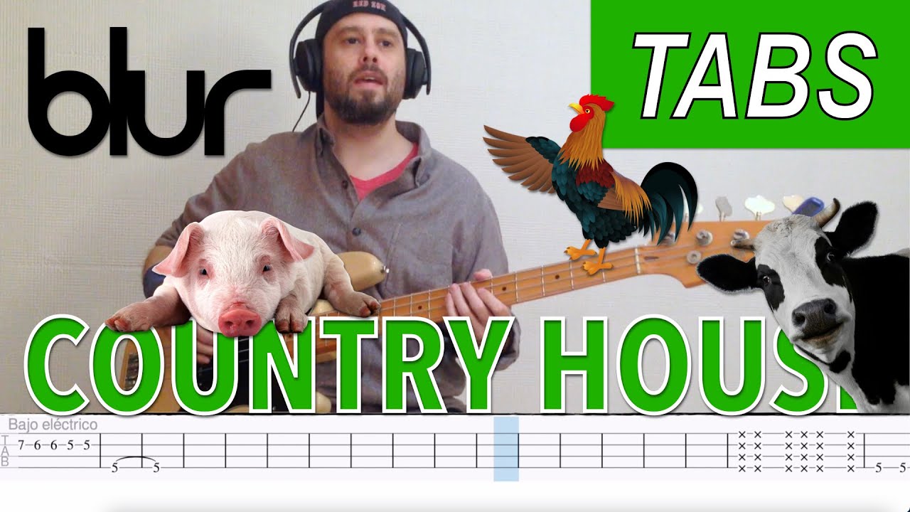 Country House Bass Tabs - Blur | PookLowEnd