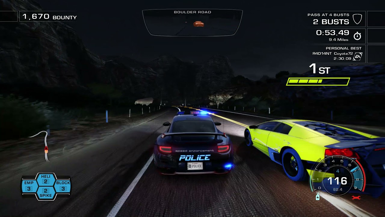 Need For Speed Hot Pursuit Remastered/Dust Storm with Porsche 911 GT2 RS