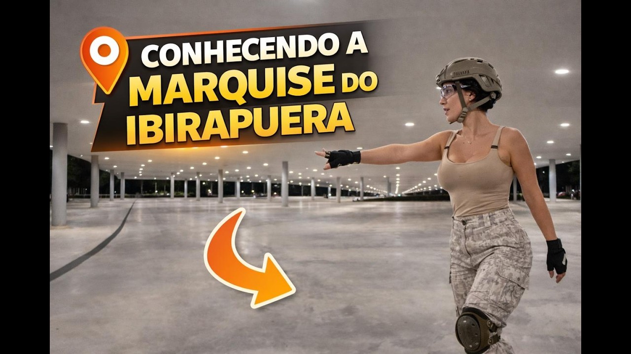Fui conhecer a Marquise do Ibirapuera e ainda aproveitei para treinar patinação.
