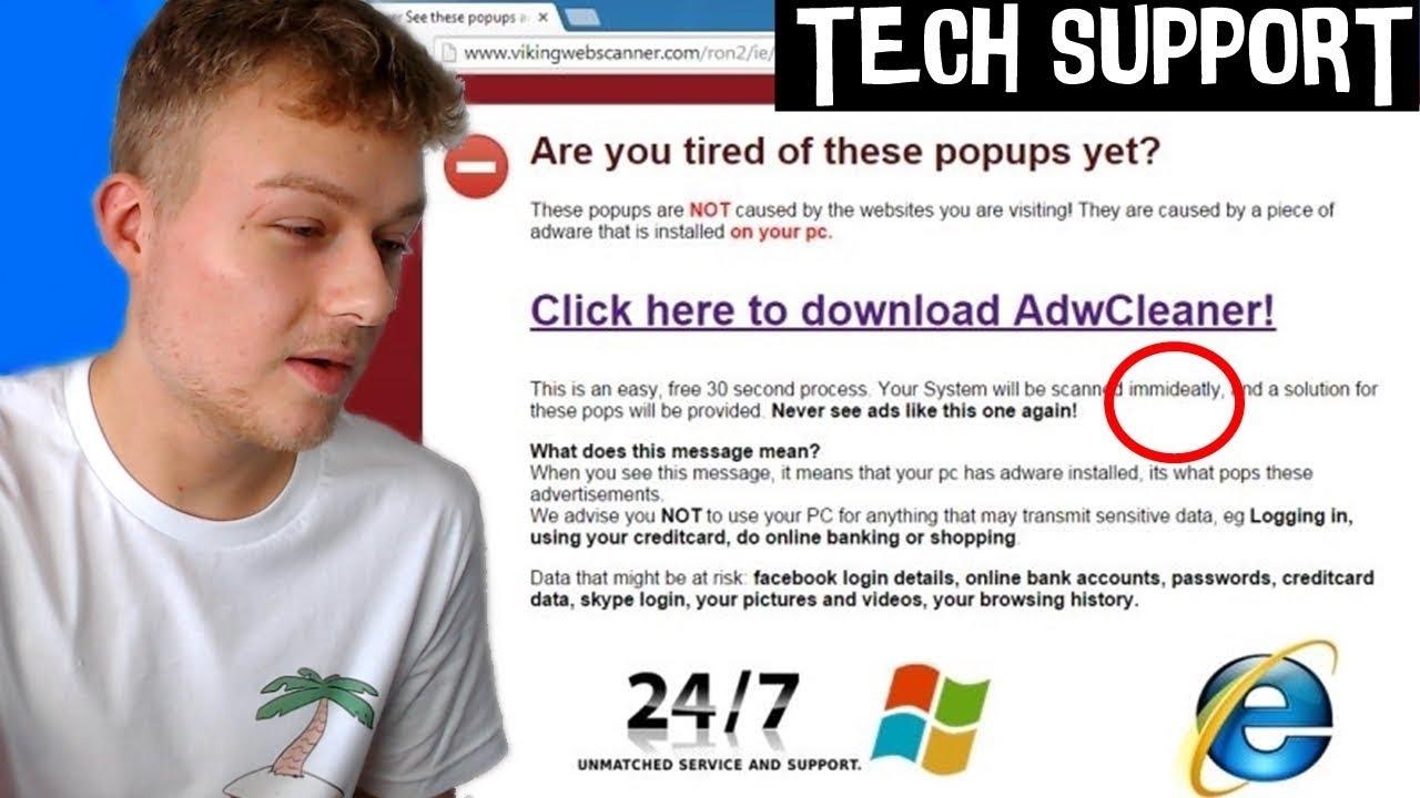 DUMBEST TECH SUPPORT SCAM EVER