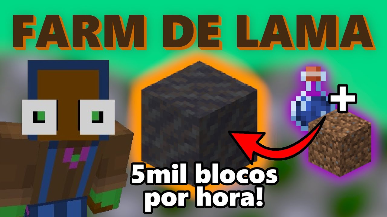Farm de LAMA infinita no Minecraft Bedrock 1.21.131