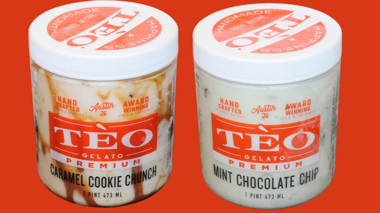 Tèo Gelato: Caramel Cookie Crunch & Mint Chocolate Chip Review