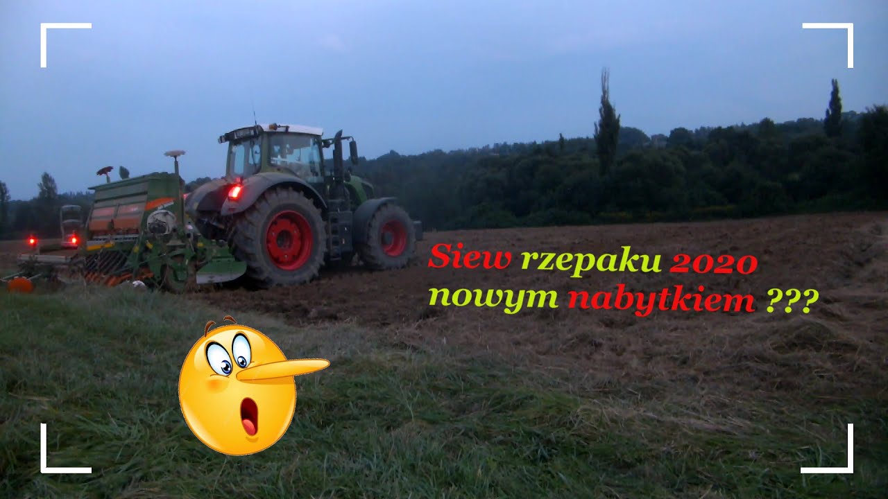 🔥 Orka i siew rzepaku 2020 🔥 Nowym nabytkiem 🔥 Fendt 828 Vario 🔥Małopolska 🔥