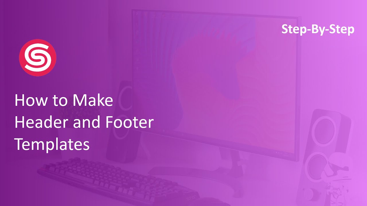 How to create and edit Header and Footer templates in SitePad Website Builder