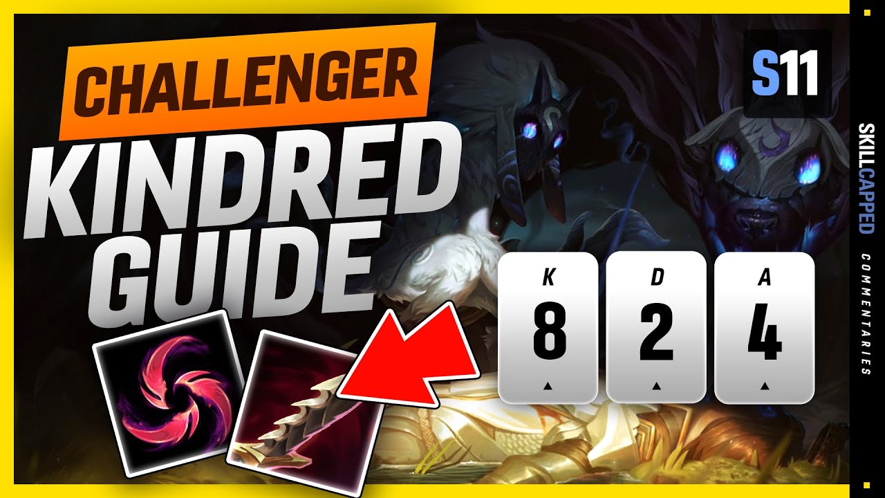 NEW CHALLENGER Kindred Tech - How To Play Kindred & HARD CARRY In Season 11 Guide