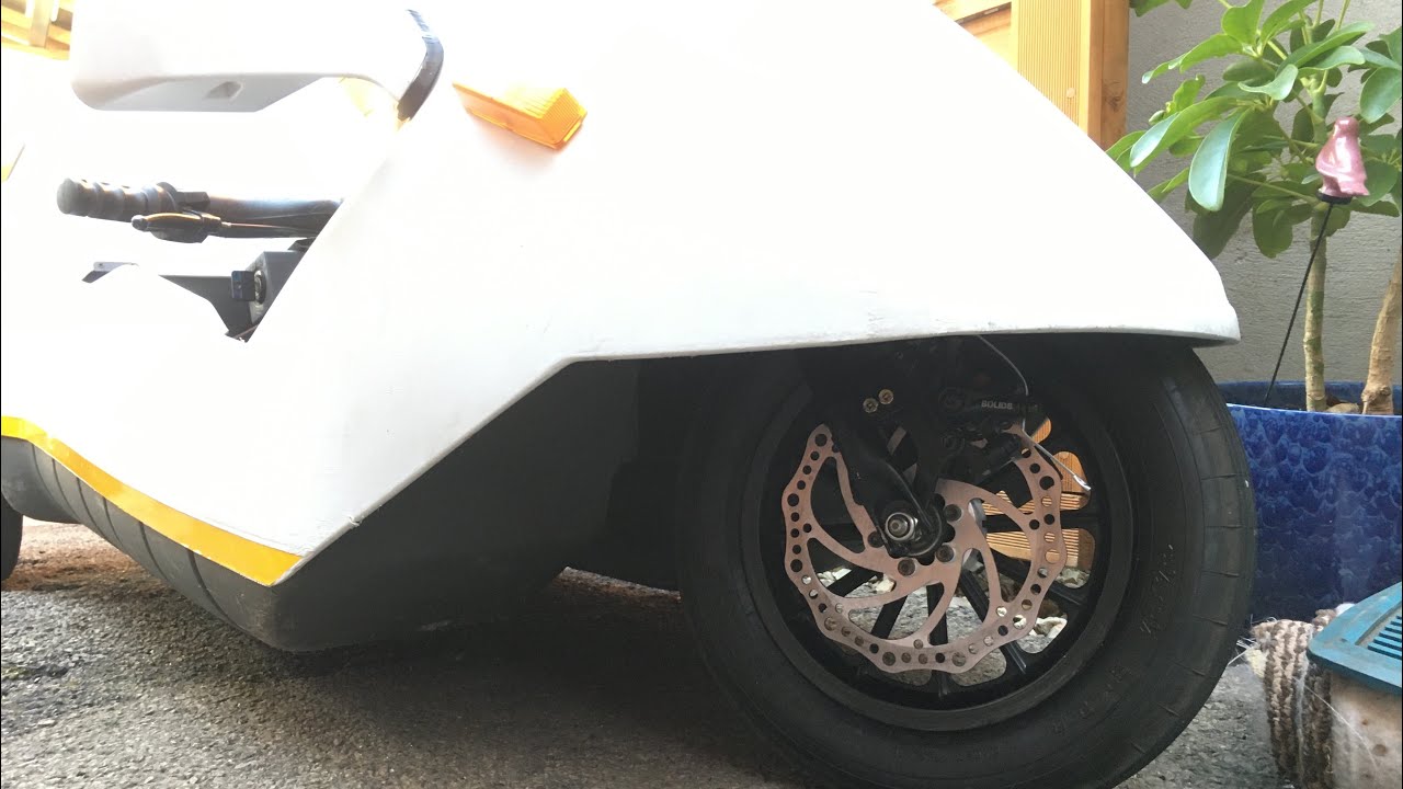Sinclair C5 - Front & Rear Disc Brake upgrades - and Jon Webster’s Mk2 front hub !