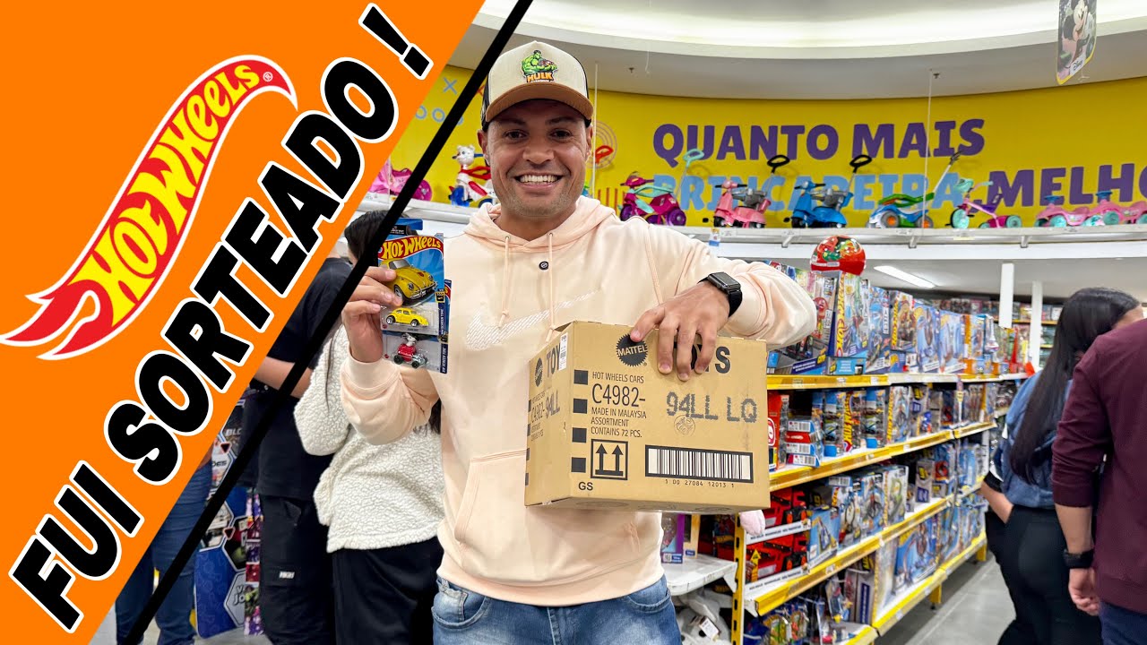 ABERTURA DE CAIXAS HOT WHEELS 2025 FUI SORTEADO