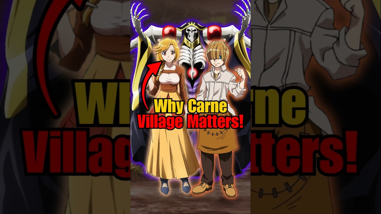 How Carne Village Became Nazarick's Resource Node in Overlord #overlord #shorts