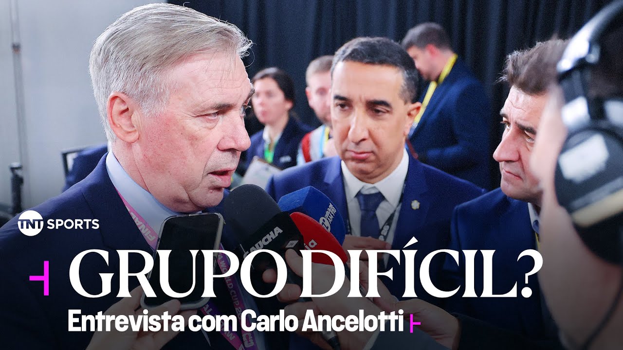 VEJA O QUE ANCELOTTI FALOU SOBRE O GRUPO DO BRASIL NA COPA DO MUNDO DE 2026!
