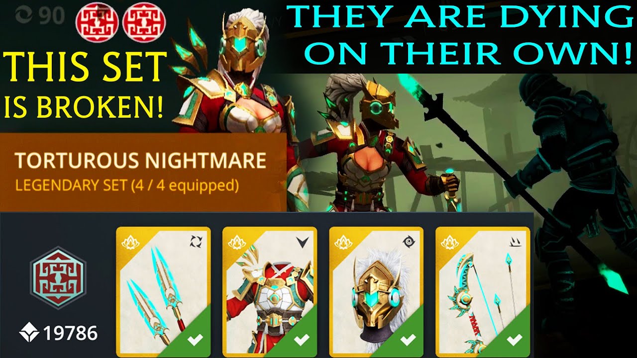 Shadow Fight 3. Torturous Nightmare Set. SUPER OP! Taking Revenge on Menace of the Swamps Event.