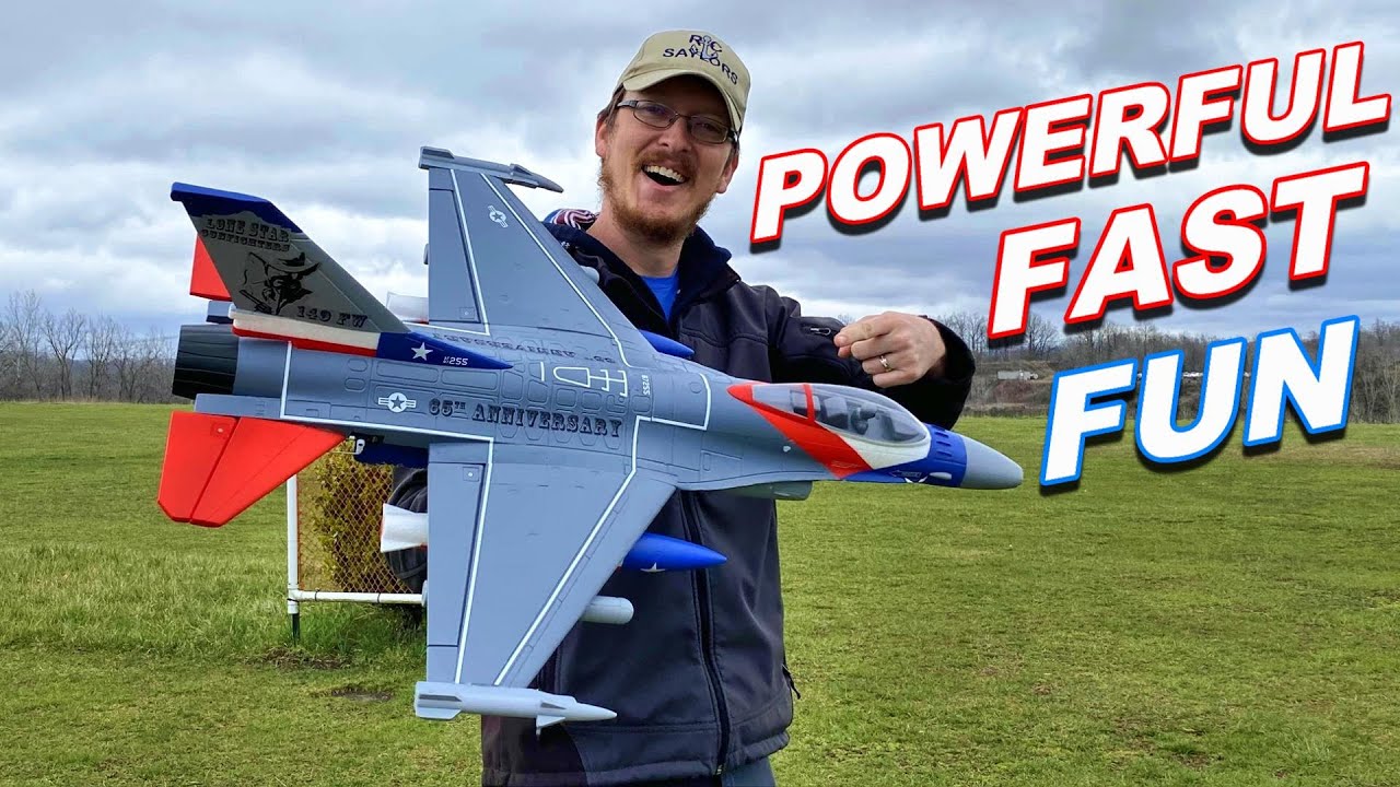 F-16 Falcon RC Fighter Jet - 6 Month Follow Up Flight - TheRcSaylors