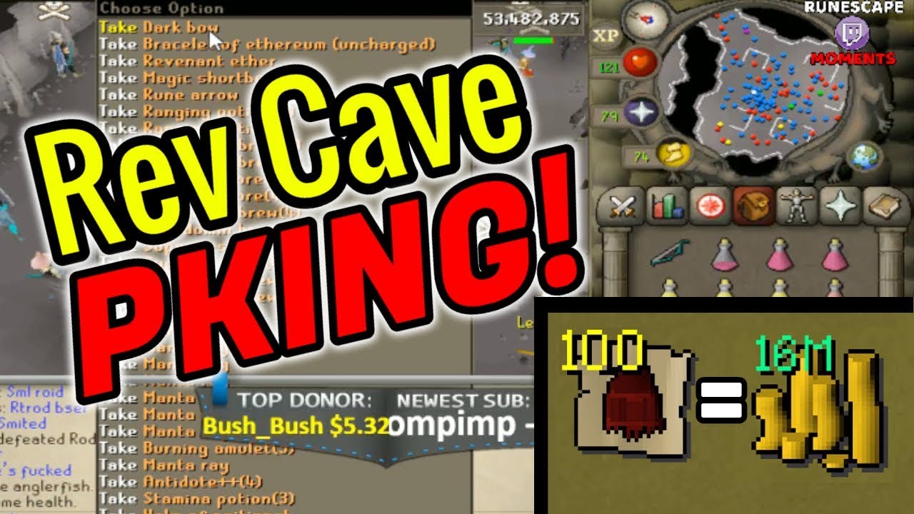 Revenant Caves Pking OSRS & Twitch Moments!