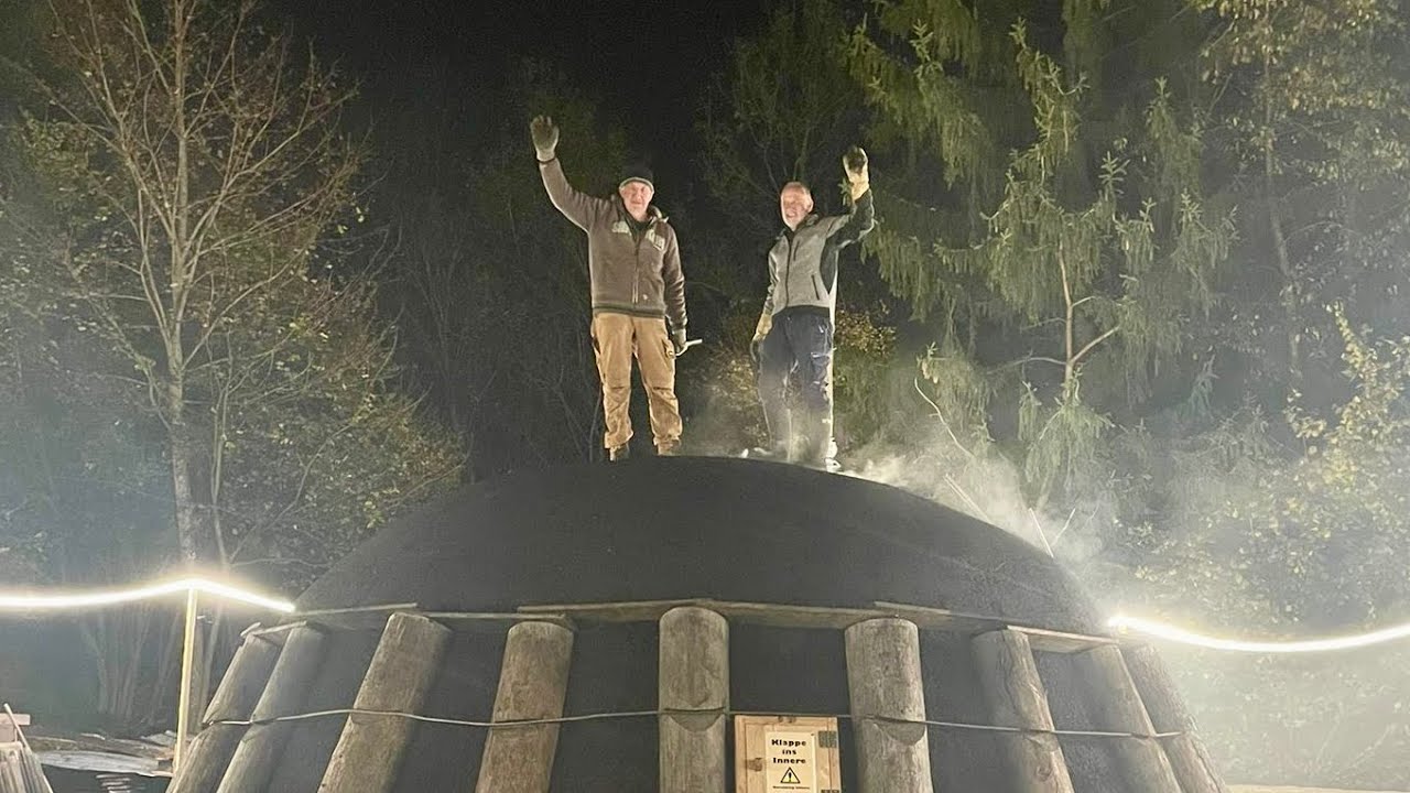 Radio Ölberg berichtet exklusiv vom Anzünden des Kohlenmeilers