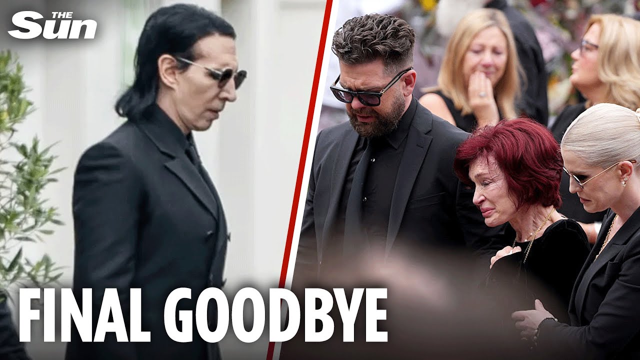 Marilyn Manson and Slipknot lead who’s who of rock at Ozzy Osbourne’s funeral