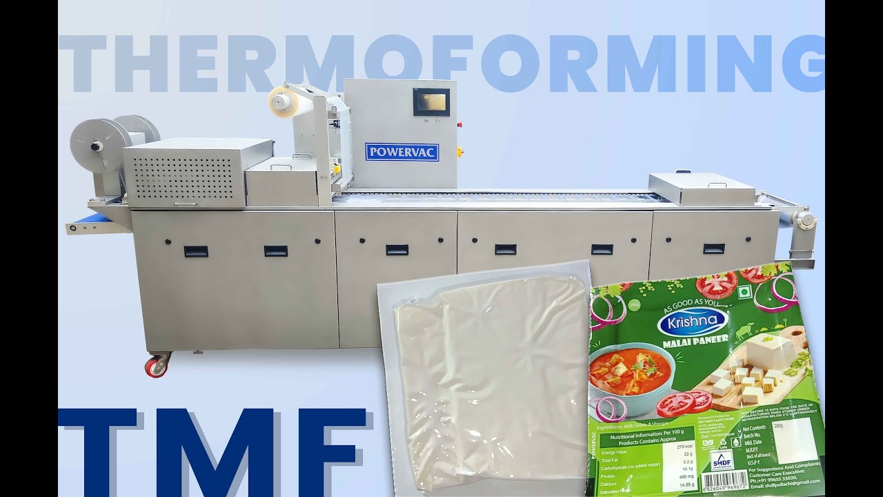 Boost Dairy Shelf Life: Vacuum Thermoforming Machine | Paneer Packing | TMF | POWERVAC