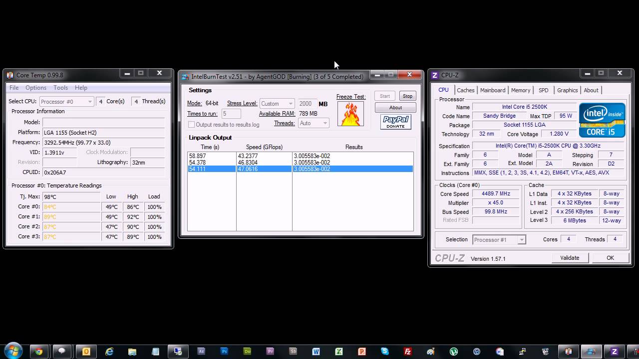 Core i5-2500K Stably Overclocked To 4.5GHz Using Stock Intel Cooler