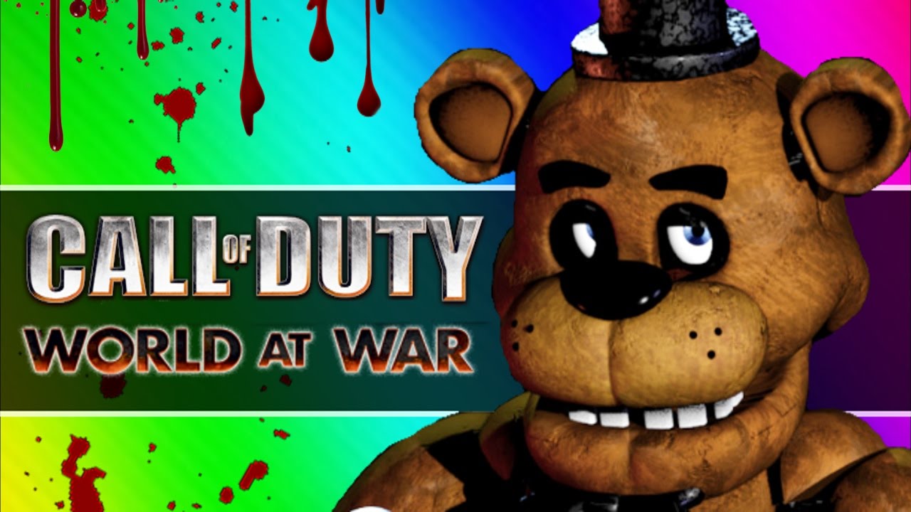 Five Fails at Freddy's (Call of Duty WaW Zombies Custom Maps, Mods, & Funny Moments)