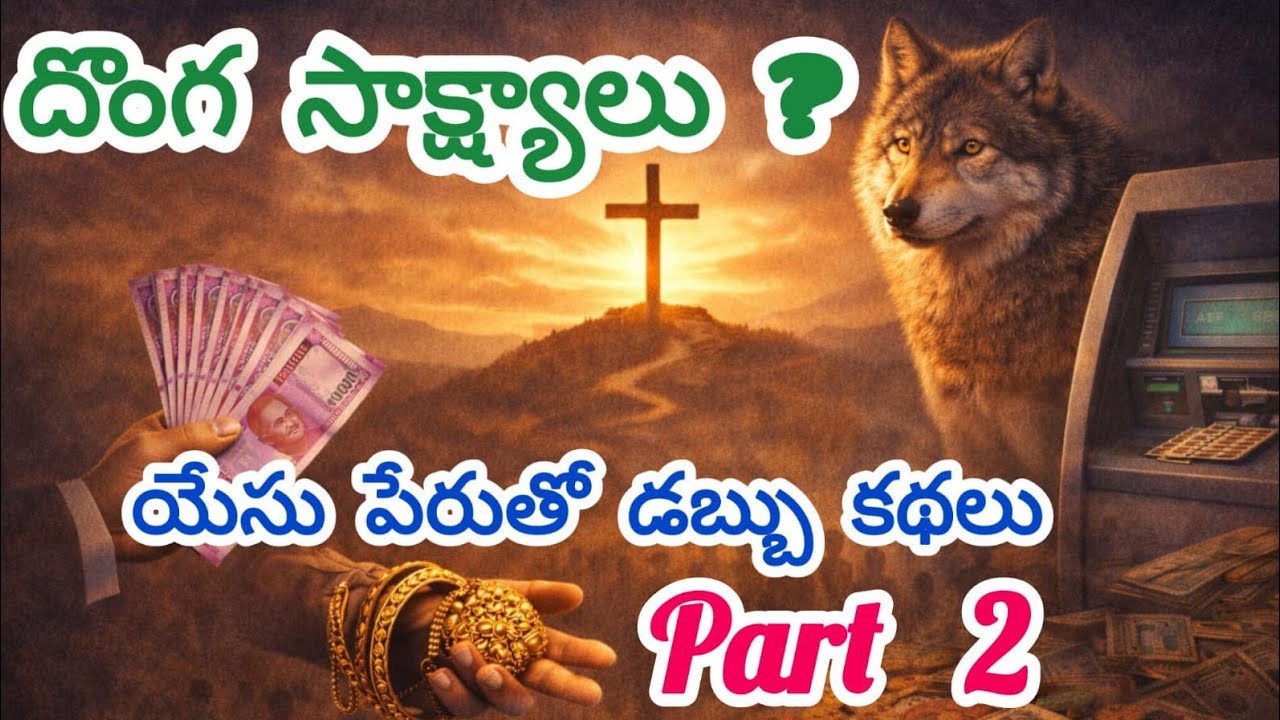 ఇవి సాక్ష్యాలా... లేక దొంగ సాక్ష్యాలా? ||Bro P.Prasad ||#jesuschrist #gospel #biblestudy 