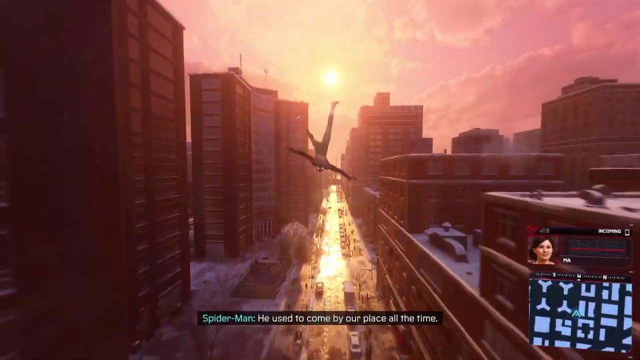 Playing spiderman missions