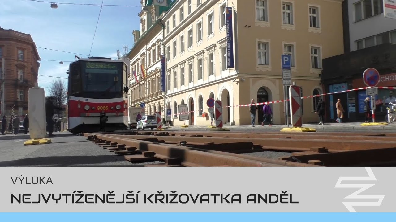 Rekonstrukce nejvytíženější křižovatky Anděl na 4 etapy | VÝLUKA