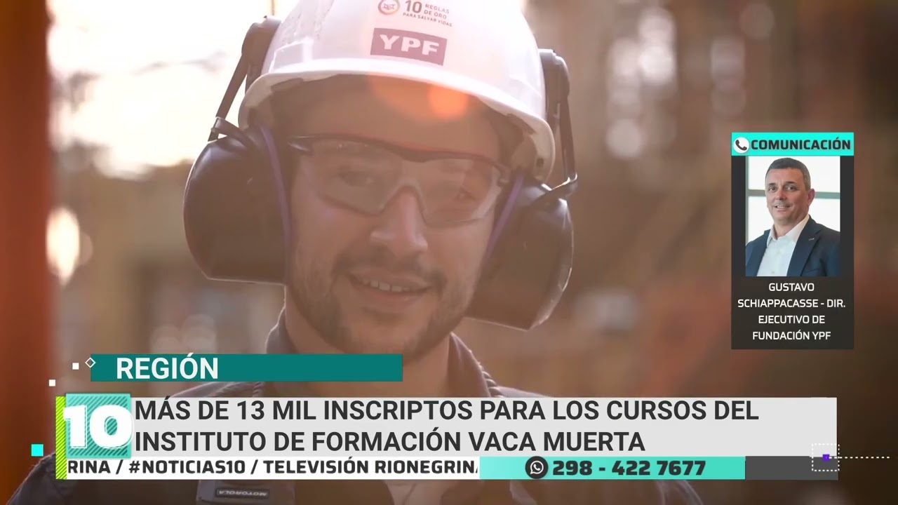 Más de 13 mil inscriptos para los cursos del Instituto de Formación Vaca Muerta