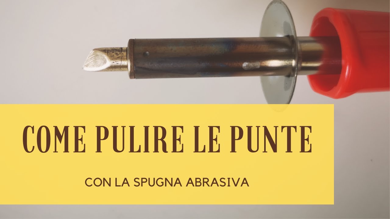 Come pulire le punte del pirografo compatto (pirografo lidl)