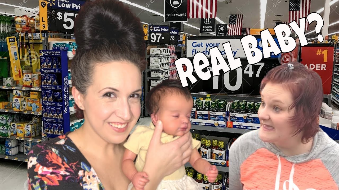 Realistic Baby Dolls Reactions in Walmart | The Reborn Family |