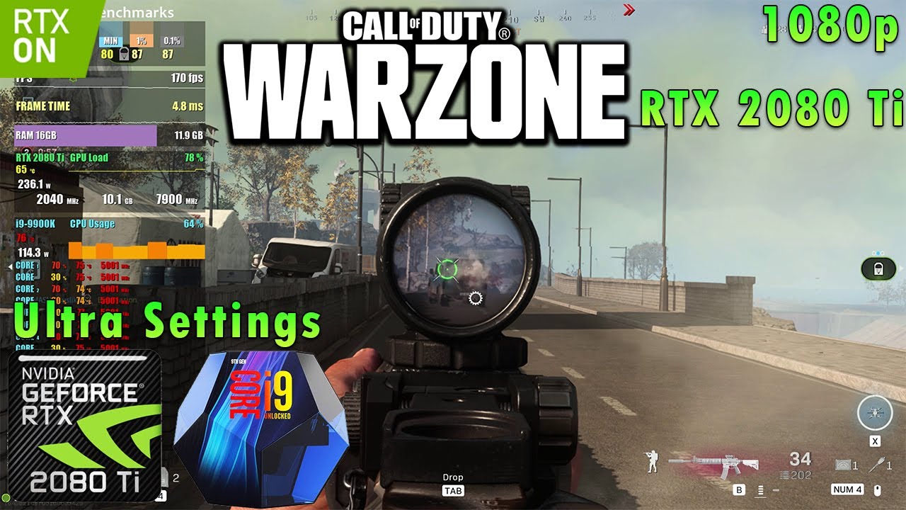 Call of Duty: WARZONE 1080p | RTX ON | Ultra Settings | RTX 2080 Ti | i9 9900k 5GHz