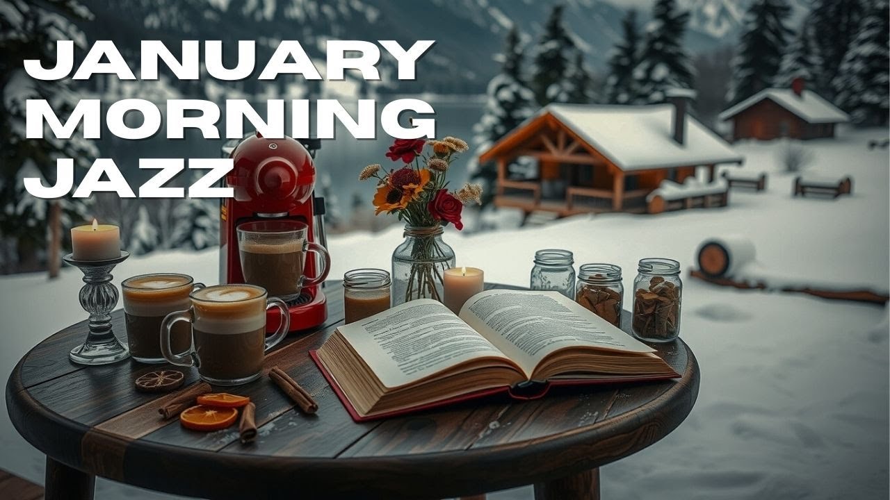 January Morning Jazz ☕ Cozy Winter Café Ambience | Smooth Jazz Music to Work & Study