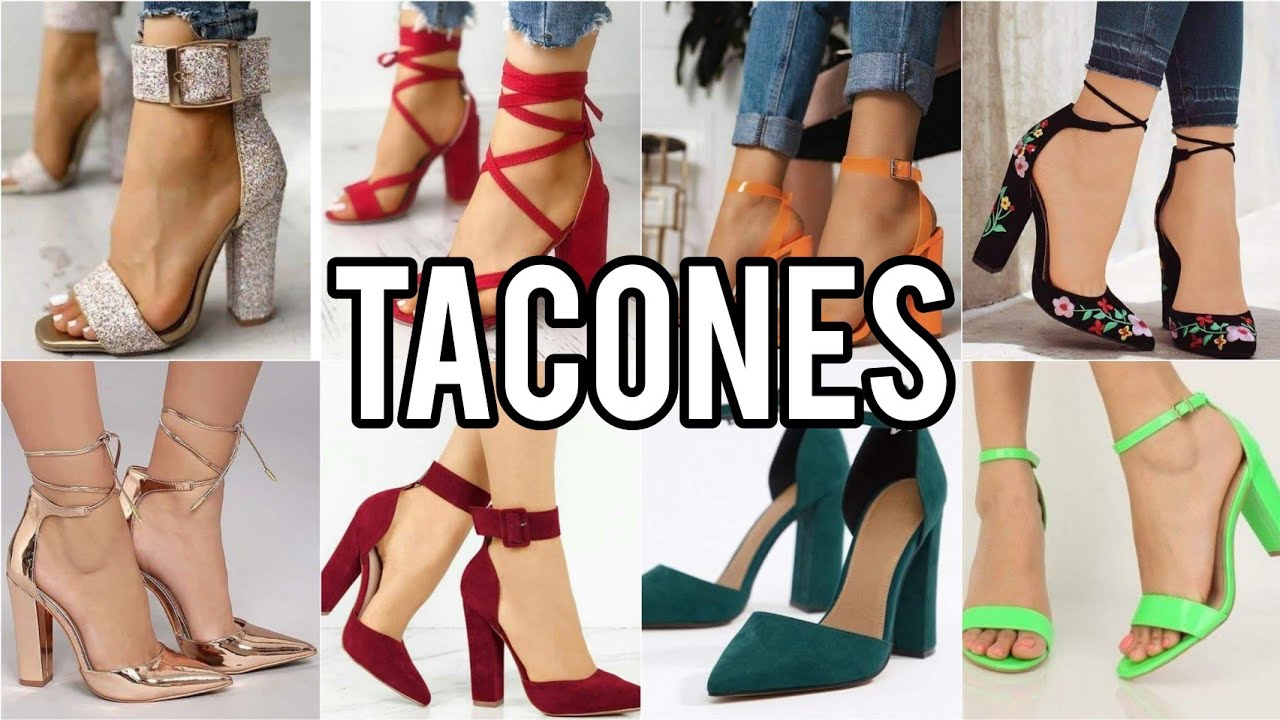 TACONES DE MODA 2024 😍 ZAPATOS DE TACONES EN TENDENCIA
