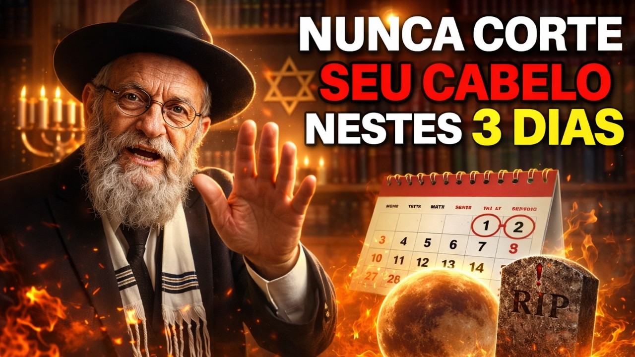 RABINO MILIONÁRIO: NUNCA CORTE SEU CABELO NESTES 3 DIAS  BLOQUEIA SUA RIQUEZA | CABALA