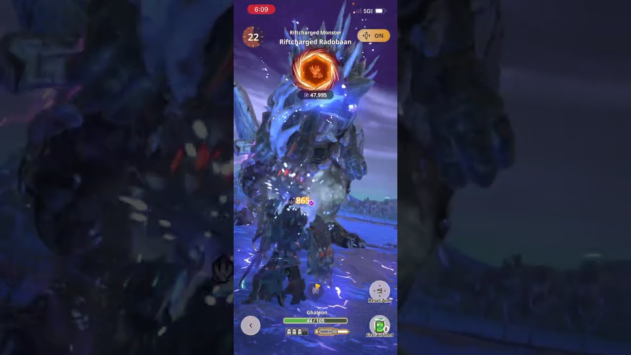 Riftcharged Radobaan Monster Hunter Now: Very annoyed runs