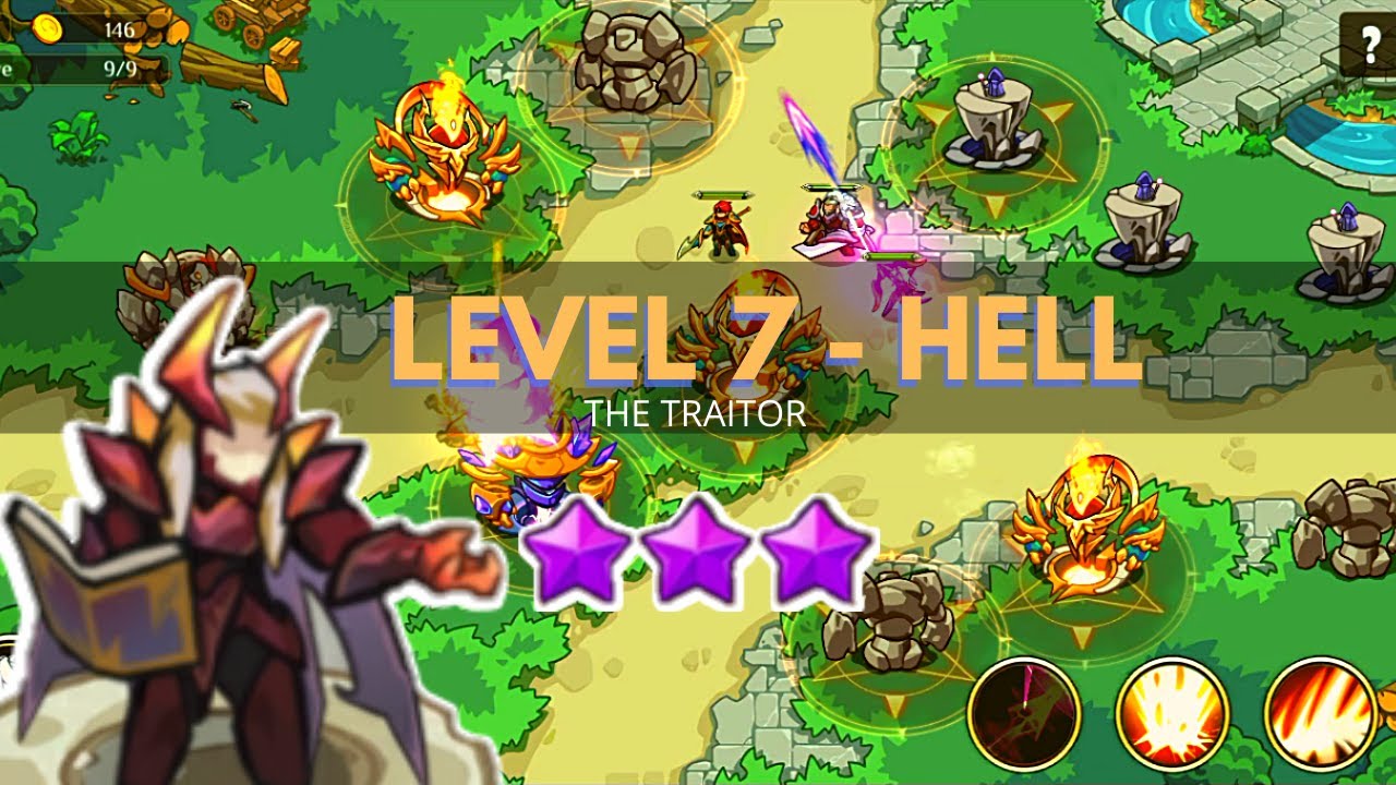 Kingdom War TD: Level 7 HELL / GAMEPLAY  / GUIDE / WALKTHROUGH / Legends Defense
