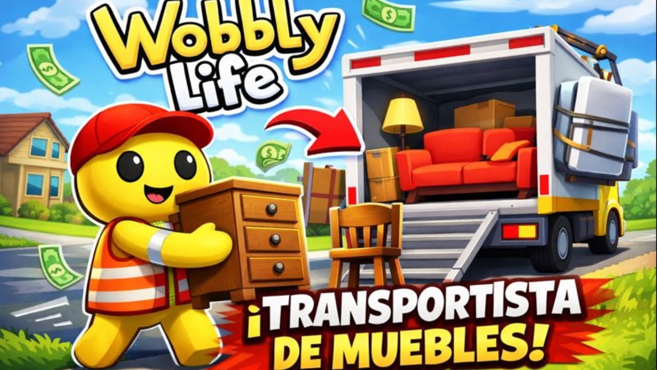 Wobbly Life: 39 Transportista de muebles🚁🚁