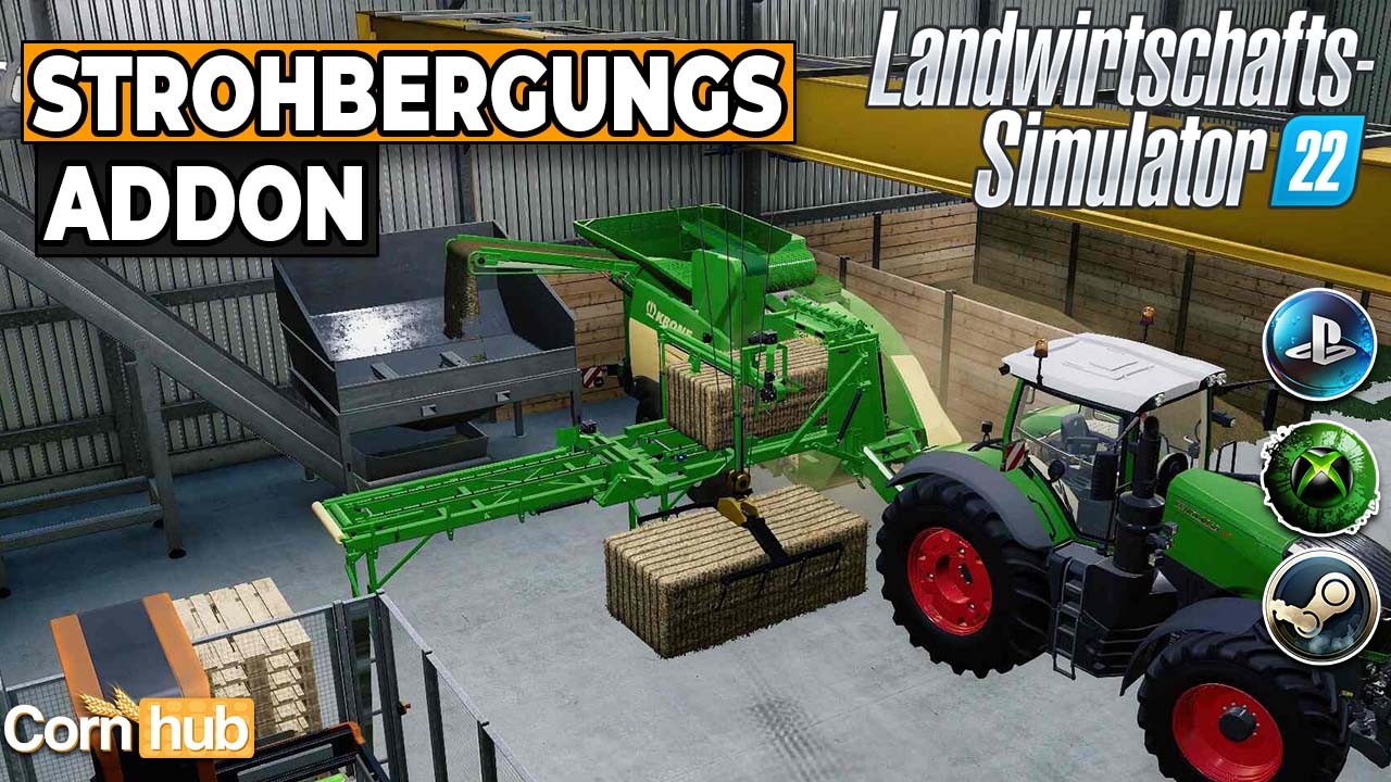 LS22 Strohbergungs Addon - LS22 Modvorstellung