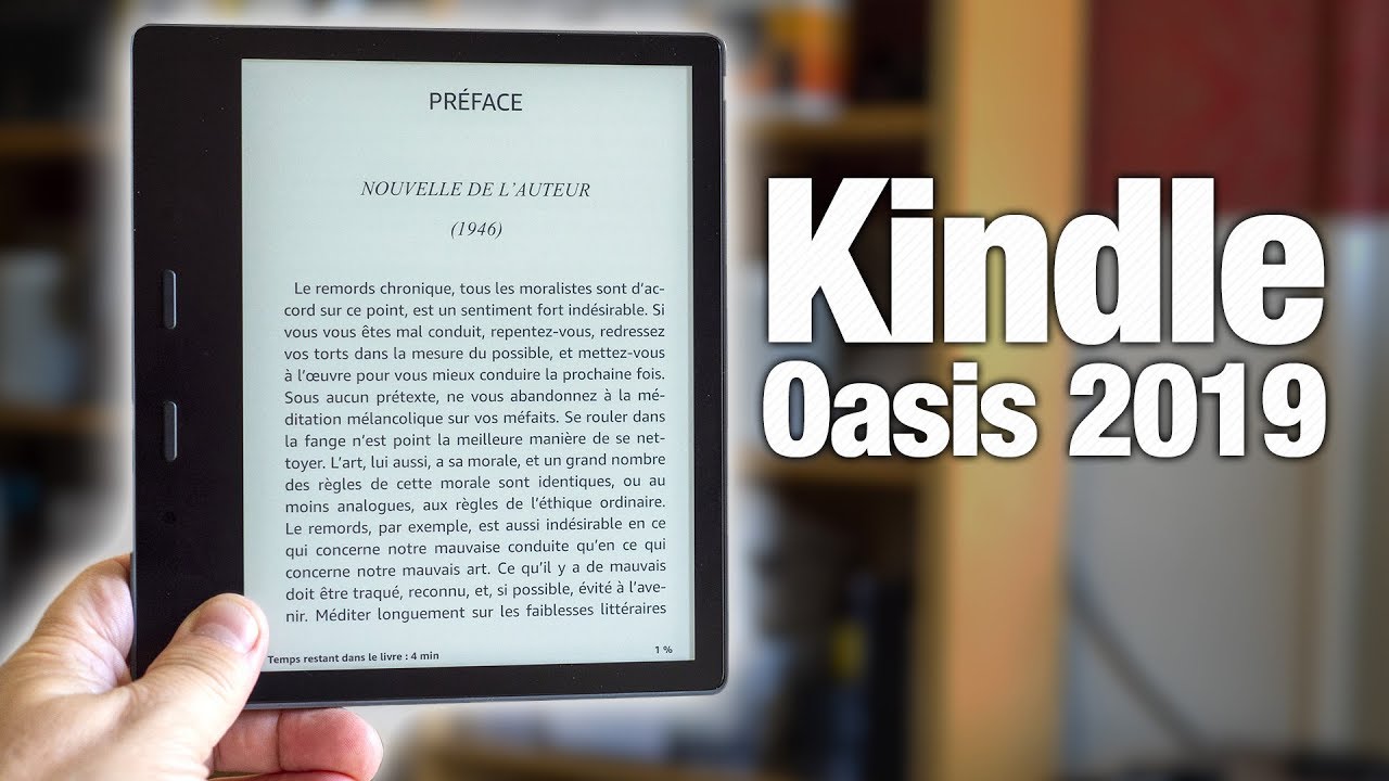 Kindle Oasis 2019 : la liseuse haut de gamme s'améliore encore