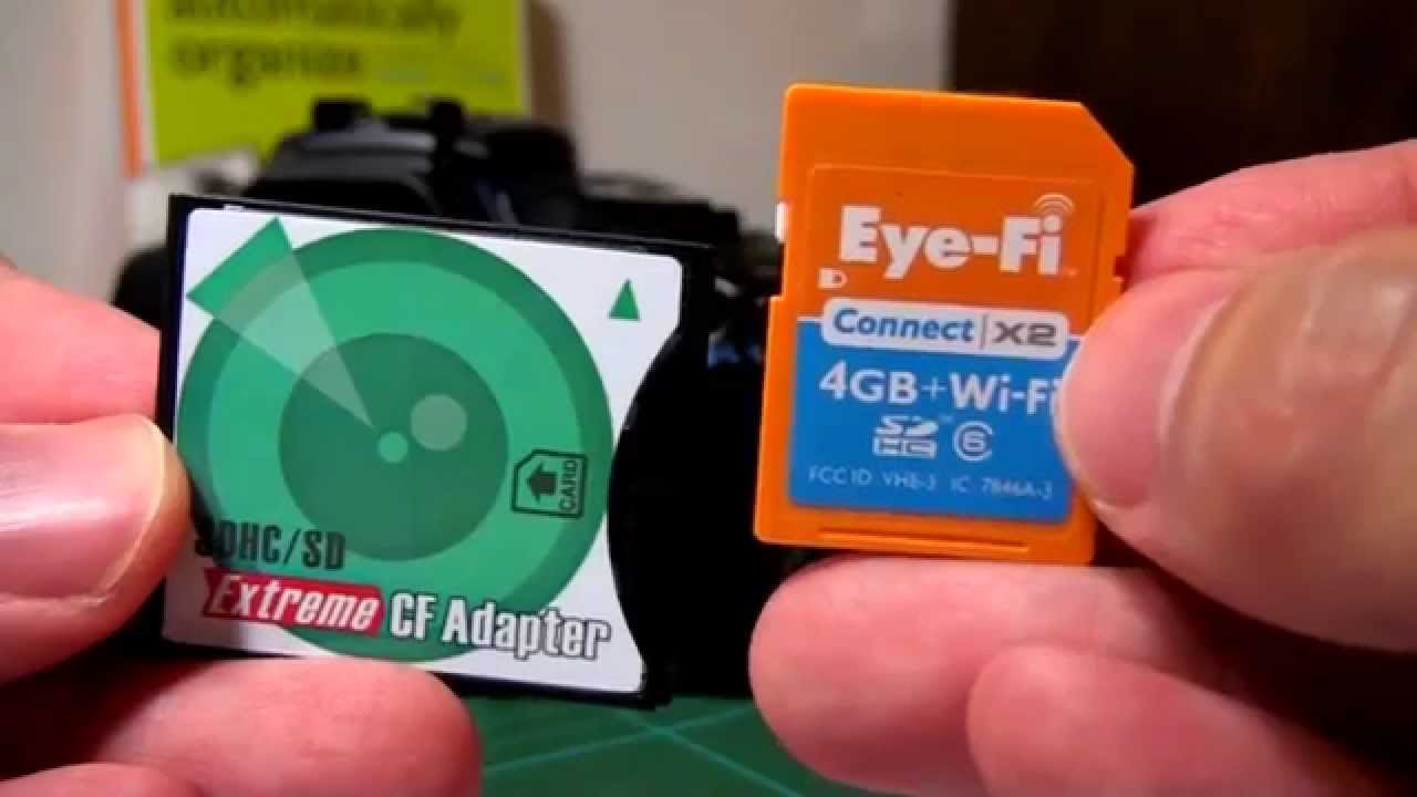 Stop buying CF cards! Eye-Fi compatible SD to CF adaptor