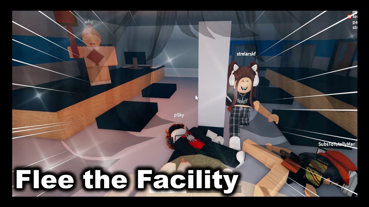 PURA ADRENALINA NO MARRETÃO Parte 2 - Roblox Flee the Facility