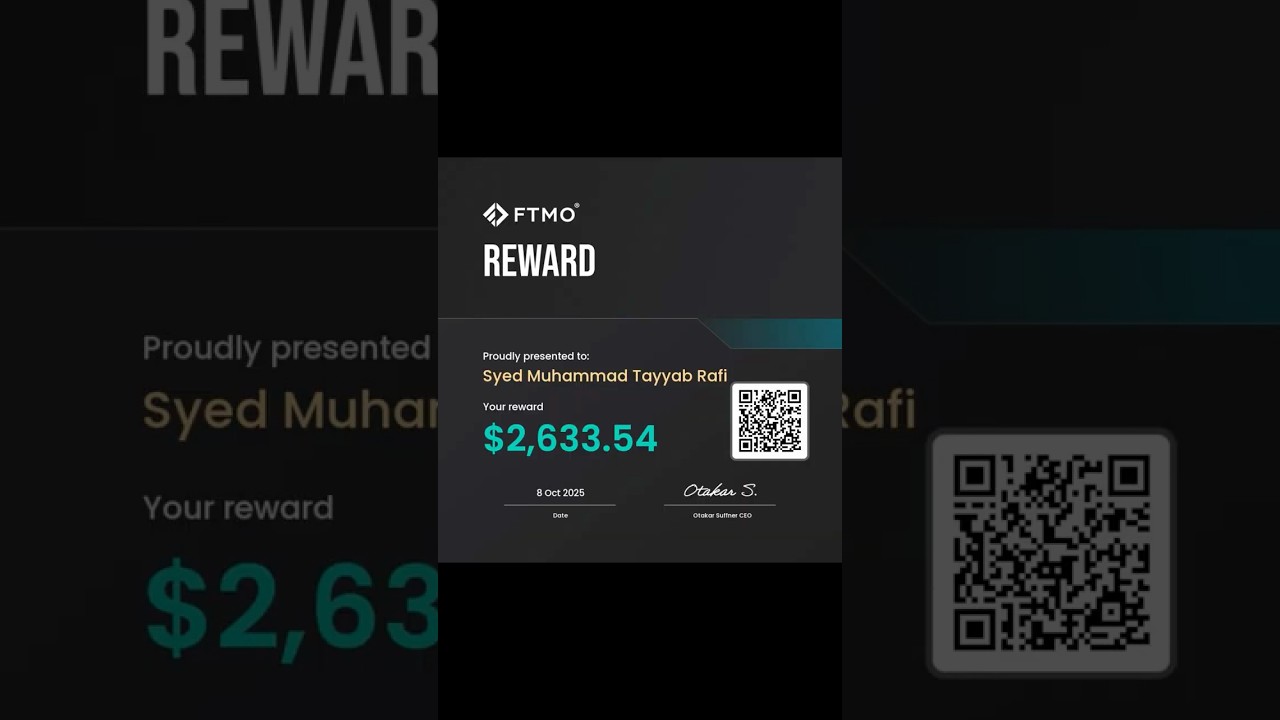 My first Payout from FTMO #propfirmtrading #propfirm #stockmarket #forex #payouts