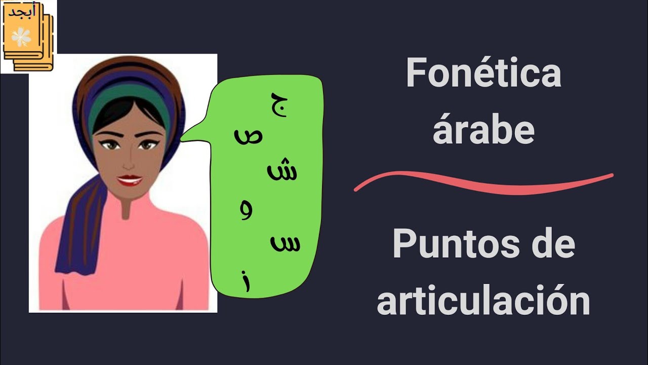 fonética árabe. Pronuncia como arabe. aprende arabe