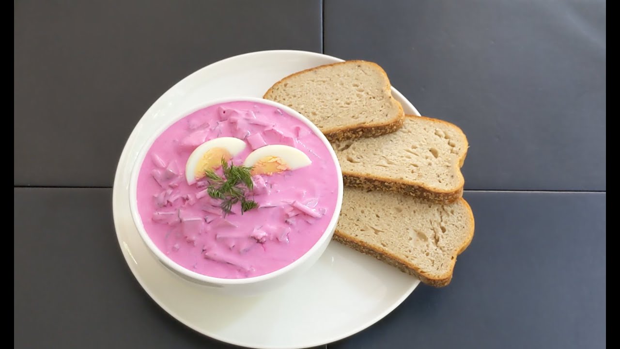 Latvian Cold Beet Soup