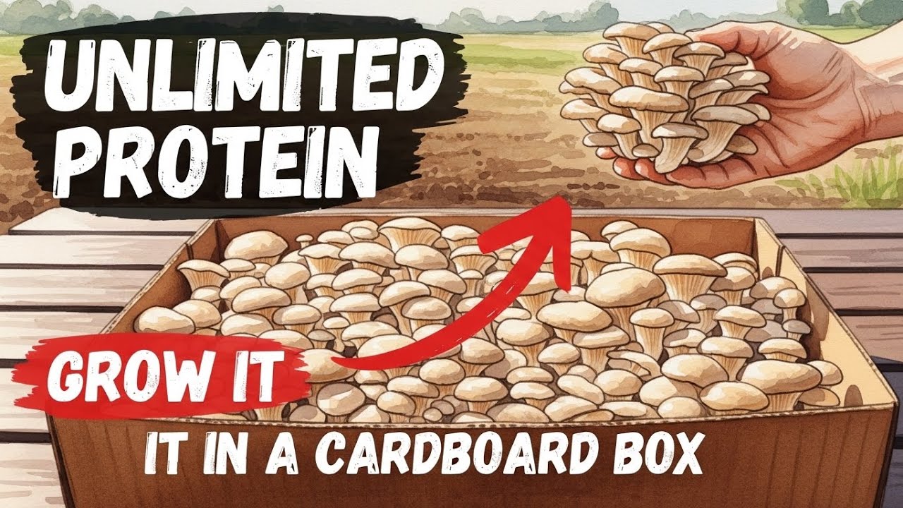 Grow Unlimited Protein In A Cardboard. Harvest Every 7 Days. The 5 Minute Setup.