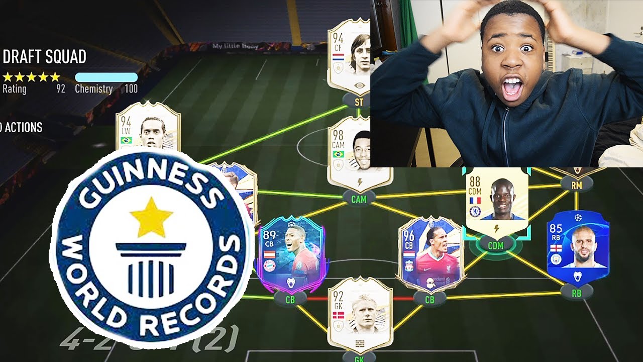 WORLDS BEST 192 RATED FUT DRAFT - FIFA 21