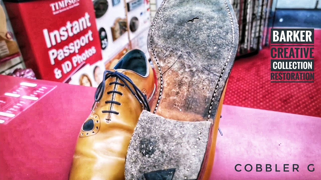 Barker Creative Collection I Full Executive Leather Resole #22 | Restoration | Scottish Shoe Repair
