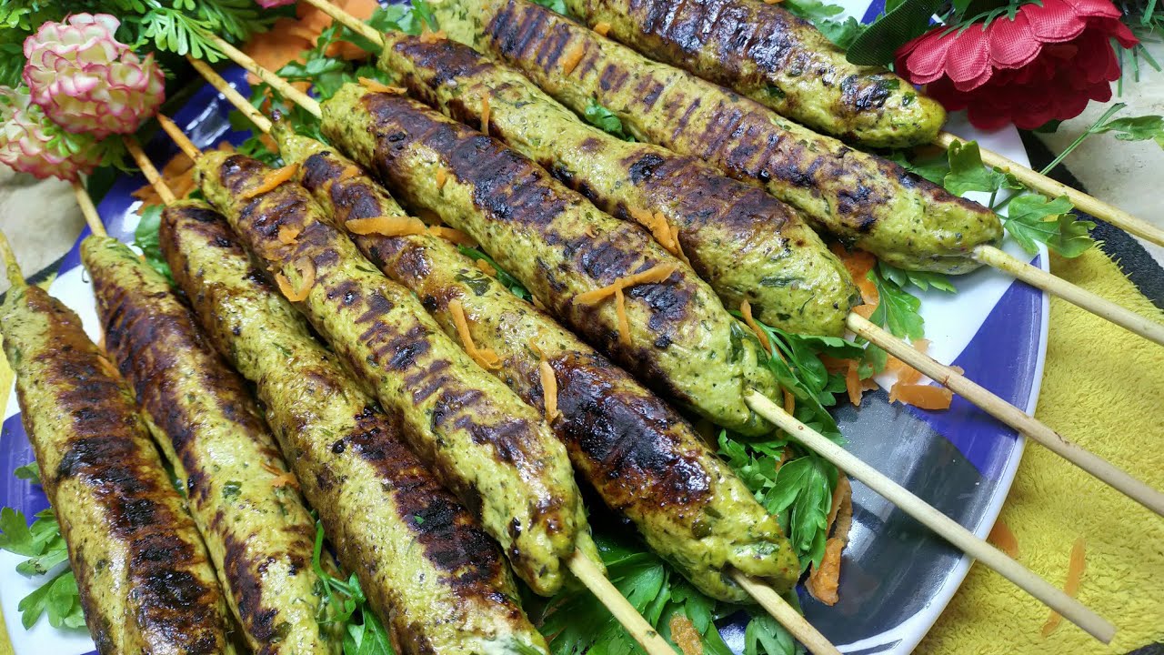 كفته الفراخ المشويه على الفطار فى رمضان🍡🍡  Kfdh grilled chicken in Ramadan for breakfast