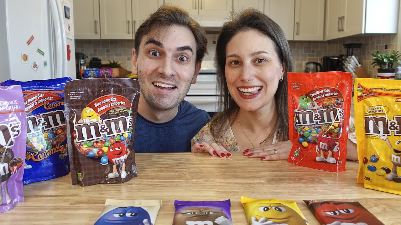Sabores de M&M's que Não Tem no Brasil!!! | Degustação Sapeca