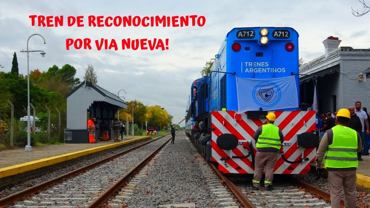 Tren de Reconocimiento Matheu - Los Cardales - Prueba de Velocidad en VÍA NUEVA!